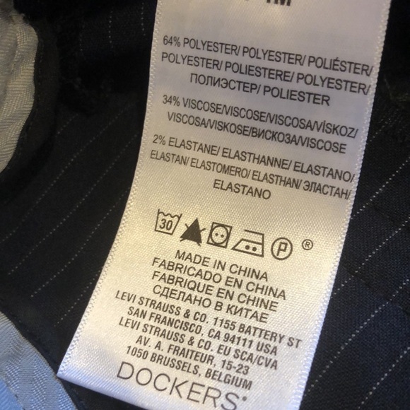 Dockers Navy Dress Pants - Picture 6 of 6